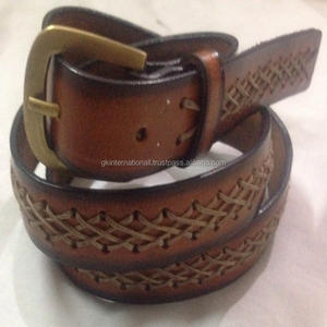 Ceinture pour dames en cuir véritable avec boucle à ardillon ceinture décontractée en cuir à la mode pour hommes de haute qualité chez le fabricant de gros - Product Image 1