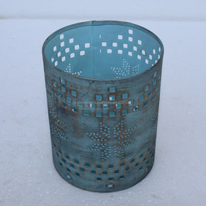 Bougeoir votif en métal de créateur Elégant éclairage de fête de mariage Décoratif avec pots à bougies et lanternes en métal - Product Image 2