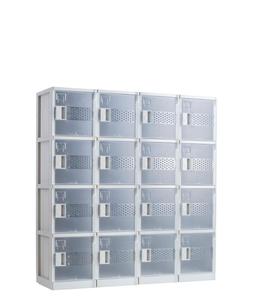 Four Tier Sixteen ABS Plastic Mini Locker four bases - Product Image 4
