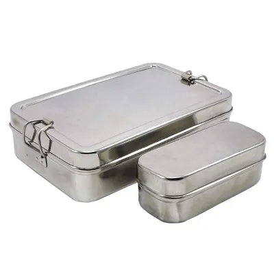 Colore tiffin con Guarnizione di Vuoto e Coperchio In Acciaio Inox Interno ed Esterno