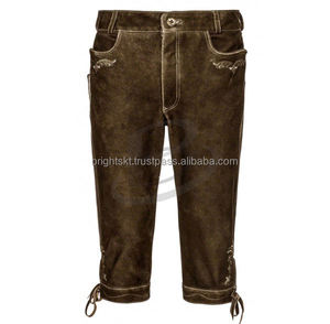 2024 hombres bávaros Lederhosen Oktoberfest disfraces cerveza Festival hombre Correa pantalones Cosplay Halloween fiesta traje con personalizar - Product Image 1