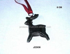 เครื่องประดับต้นคริสต์มาสงานตกแต่งต้นเรนเดียร์ต้นคริสต์มาสงานฝีมือโลหะ - Product Image 2