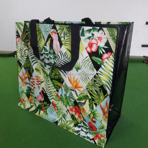 High Quality PP Non <b>Woven</b> Handled Shopping <b>Bag</b> with U-Piping Construction Shiny OPP Film Customized Color - Product Image 3