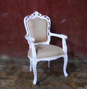 ¿Caoba tallada brazo Silla de comedor de muebles de estilo francés? - Product Image 3