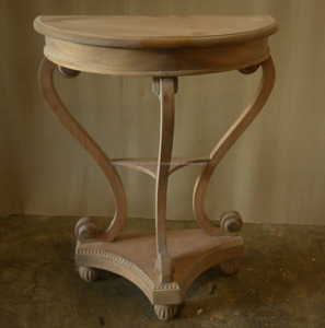 Vender sólida mesa de muebles de madera sin terminar - Product Image 3