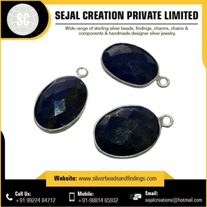 Connecteur de pierres précieuses OEM avec sertissage en argent sterling, apprêts de bijouterie Sejal Creations SGCT 10 - Product Image 2