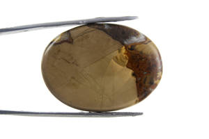 Impressionnant qualité 1 pièce naturel Mookaite Jasper Cabochon un côté plat ovale forme marron pierre précieuse en vrac pour la fabrication de bijoux - Product Image 4