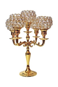 Crystal 5 Tier Candle Holder High Quality Best Sell Candle Making Holder Home & Living Room <b>Decoration</b> Candle Tea Light Holder - Product Image 2