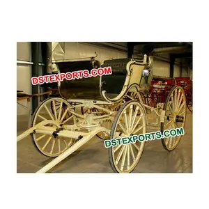 Royal Horse Drawn Baghi Stilvolles neues Design Horse Drawn Buggy Black Victoria Horse Drawn Carriages Hersteller