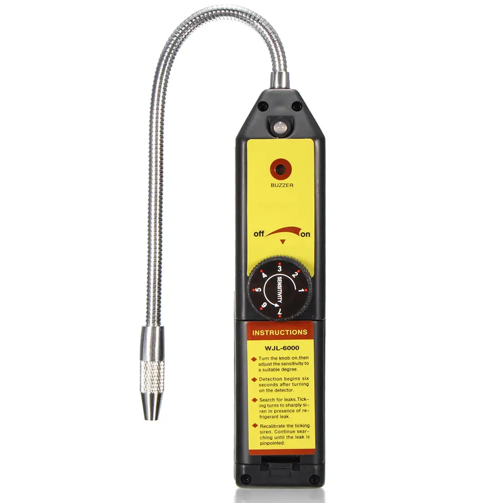 WJL-6000 CFC HFC Halogênio Gás Refrigerante Leak Detector Tester