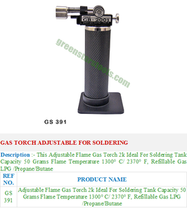 Soplete de Gas Ajustable para Soldar GS 391, Herramientas de Joyería para Joyeros - Product Image 2
