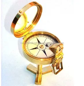 Brass Compass Prismatic Handmade Brass Vintage Prism Stand compass CHCOM397