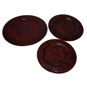 Plaque de dessous en relief rouge et plaque de chargeur pour la vente et plaqué de haute qualité - Product Image 1
