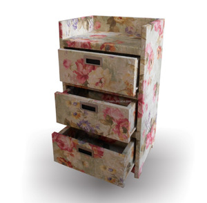 Furniture Flowers Chest of Drawers for Bedroom Furniture Made From Dwira Jepara Indonesia Furniture Manufacturer - Product Image 2