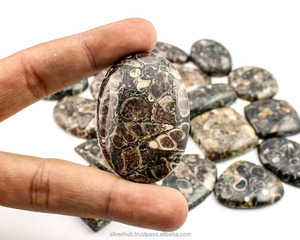 พลอยเต่าแจสเปอร์ทรงคาโบชอง ขนาดฟรีไซส์ ธรรมชาติล่าสุด - Product Image 1