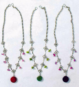 Colliers en pierres d'agate Bijoux en alpaga et pierres naturelles brésiliennes - Product Image 1