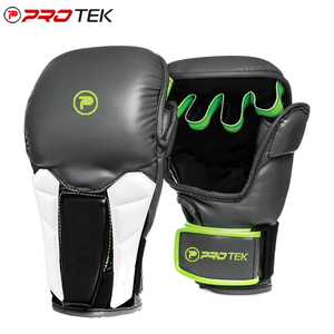 Premium <b>Custom</b> Made <b>MMA</b> Grappling <b>Gloves</b> with Genuine or Synthetic Leather and Comfortable Fit for Martial Arts Boxing Practice - Product Image 1