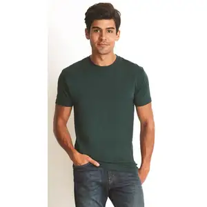 T-Shirt col montant pour homme, nouveau niveau, vêtements Premium ajusté en coton peigné, 100%, livré avec votre logo, haut de gamme