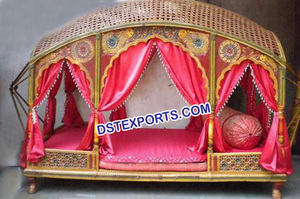 Wedding Wooden Swan <b>Doli</b> Latest Silver Metal Moroccan Wedding <b>Doli</b> Latest Wedding Peacock Bridal <b>Doli</b> - Product Image 2