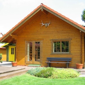 Trực Tiếp Sản Xuất Thiết Kế Truyền Thống Loại 40 Log Cabin Đúc Sẵn Nhà Bằng Gỗ Kit Kỳ Nghỉ Nhà Biệt Thự Văn Phòng Kho Sử Dụng - Product Image 1