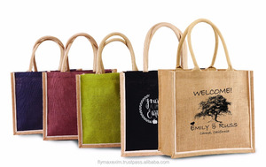 Vente en gros de sacs fourre-tout en jute avec logo sac à provisions de grande capacité pour transporter l'essentiel - Product Image 2