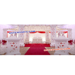 Mandap DE BODA indio de fibra tallada a mano, diferentes tamaños, fabricante - Product Image 1