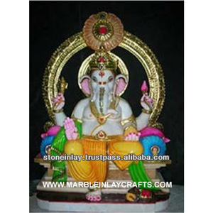 Handmade Hindu Religious God Ganesh Statue - Product Image 1
