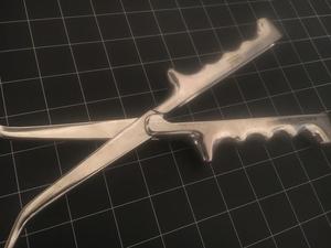 Fórceps obstétricos manuales de 40cm, instrumentos quirúrgicos de Metal de acero, base de potencia Manual, Retractor de grapadora de piel - Product Image 3