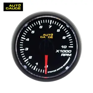 smoked lens needle rpm meter 52mm tachometer gauge