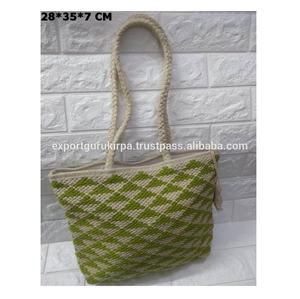 Bolso de Hombro para Mujer, Bolso de Mano, Bolso de Fiesta con Diseño de Borlas Bordadas, Tela de Algodón Ligera - Product Image 2