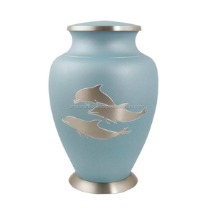 Urnas de cremación Recuerdo Urna de cremación Estrella decorativa de latón puro en relieve con tapa Cenizas humanas - Product Image 4