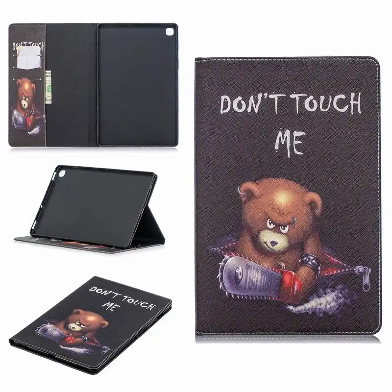 Smart PU Leather Printed Cover For Samsung Galaxy Tab S5e Case SM-T720 SM-T725 Tablet Cover Funda Capa For S5e Case