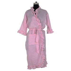 ใหม่เดรสผ้าพิมพ์ลายแบบใหม่ชุดเดรสพิมพ์ลายบล็อคมือ DHB028อินเดีย - Product Image 1