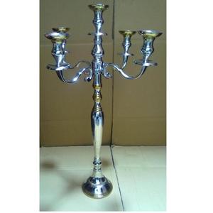 Portavelas de pilar de boda hecho a mano, centros de mesa de hierro, artesanía de Metal elegante, modelo TVAKM 4644 - Product Image 6