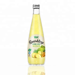 Muestra gratis Botella de vidrio de 330ml Agua de coco con gas real con jugo de limón Servicio OEM/ODM Superventas Fábrica de Vietnam - Product Image 4