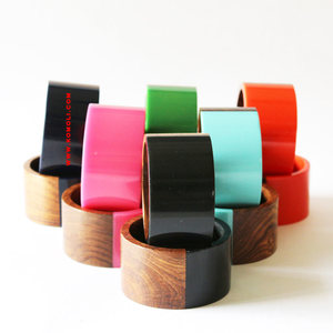 เครื่องประดับไม้ผสมเรซิ่น ดีไซน์ล่าสุด กำไลข้อมือและสร้อยข้อมือ เครื่องประดับเรซิ่นอีพ็อกซี่ - Product Image 4