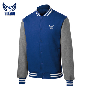 Chaqueta universitaria de chenilla bordada con cuello de béisbol de alta calidad, chaqueta superior de diseñador de moda con gráfico de Letras a rayas para hombre - Product Image 2