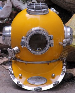 Casque de plongée nautique Style de plongée Us Navy Mark V DIVERS CASQUE 18 ''de Tmoha Corporation - Product Image 6