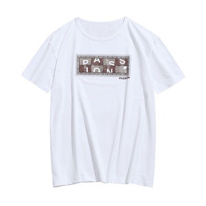 เสื้อยืดคอกลมผ้าฝ้ายออร์แกนิค 100% สำหรับผู้ชาย พิมพ์ลายซิลค์สกรีนคุณภาพสูง แบบกราฟิกสั่งทำได้ ไซส์ใหญ่ แขนสั้น - Product Image 1