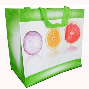 HOAHA Beauty Customized Color & Size Folding Shopping <b>Bag</b> with U-<b>Piping</b> Construction and PP Webbing Handle - Product Image 4
