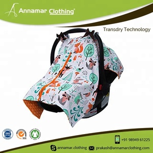 Funda impermeable de algodón orgánico personalizada para bebé - Product Image 6