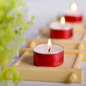 Hot Selling 2018 Wax Tea Light Candle for Christmas decorative Candles