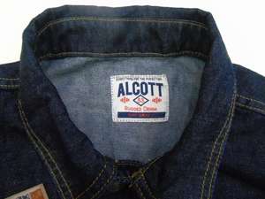 Chaqueta Varsity de Mezclilla de Algodón para Hombre, de Manga Larga, Ajustada, Cortavientos, con Múltiples Bolsillos con Botones, Excedente/Exceso de Producción de Fábrica, Marcas Reconocidas - Product Image 5