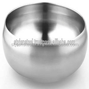 Utensilio de cocina ecológico de acero inoxidable de varios tamaños, cuenco profundo de Metal para sopa, cuenco de arroz, cuencos belgas - Product Image 2