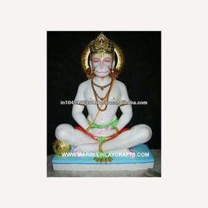 Makrana Marble Hanuman Ji Statue - Product Image 1