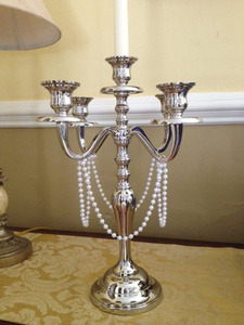 White Wedding <b>Candelabra</b> Used for Home Decoration Office Decoration Wedding Decoration - Product Image 6