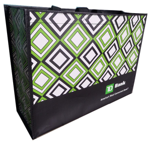 Sacs de courses en PP tissé tendance Vietnam Hoaha 45x40x20cm Film BOPP brillant Neuf - Product Image 1