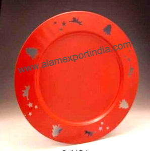 Placas de cargador de metal Placa de cargador Plata Metal personalizado Venta caliente y venta directa de fábrica OEM de alta calidad - Product Image 3