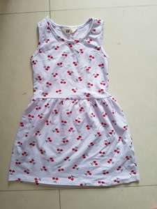 Tenue pour fille super fantaisie 100% coton, qualité d'exportation multicolore pour le printemps, stock de vêtements pour enfants - Product Image 2