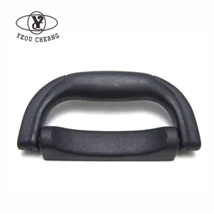 Black luggage handle for golf duffel carry bag